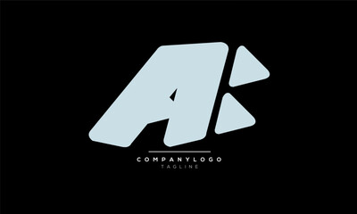Alphabet letters Initials Monogram logo AB, AB INITIAL, AB letter