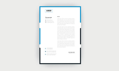 Simple and Creative letterhead template design