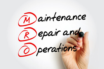 MRO Maintenance, Repair, and Operations - all the activities needed to keep a company's production...