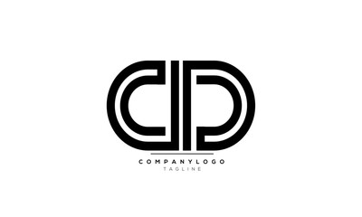 Alphabet letters Initials Monogram logo CD, CD INITIAL, CD letter