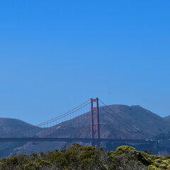 golden gate bridge - from the side 