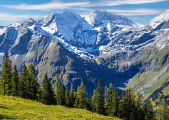 High Tauern mountain range in Austria