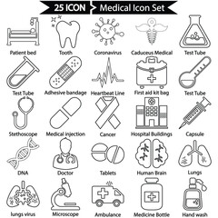Medical Line Icon Pack