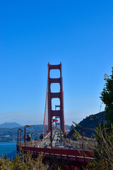 Traffic on the Golden Gate Bridge - SanFrancisco
