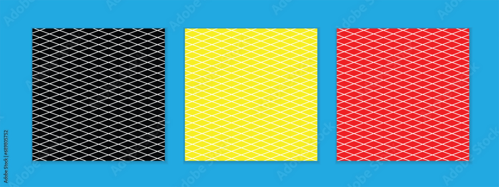 Poster abstract seamless geometric set of white cross line pattern perfect for banner poster.