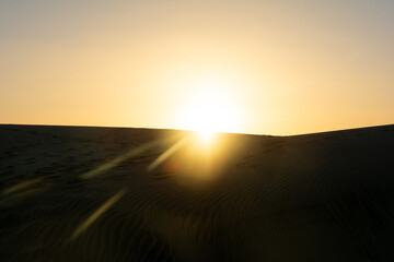 Obraz premium Sand dunes at sunrise
