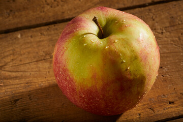 Jonagold apple from an Amish farm in Lancaster County, Pennsylvania, USA