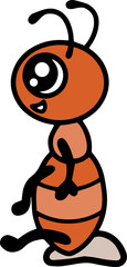 Line art ant