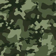Fototapeta premium camouflage pattern seamless army background, military uniform texture, urban street camouflage print