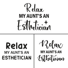 Esthetician svg t-shirt Design.