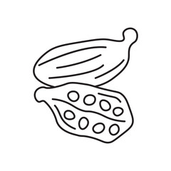 Badge cardamom. Vector image, eps