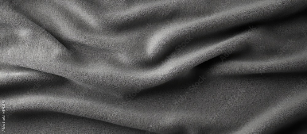 Aufkleber close up of a rough blanket in gray high quality photo. copyspace image. square banner. header for w
