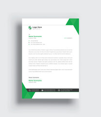 Modern Letterhead Design Abstract Business Letterhead Design Template