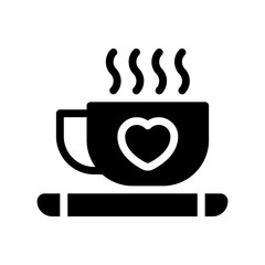 hot drink glyph icon