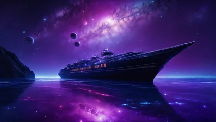 Gordijnen ship in the night © Hakim