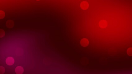 Snow crystals flakes winter freeze ice particle background. Looping 4k video animation. Snowfall on red blur background - Powered by Adobe