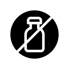 no plastic glyph icon