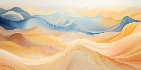 Desert landscape, abstract wavy texture background