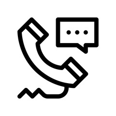 phone call line icon
