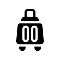 baggage glyph icon