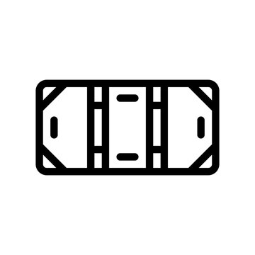 recommend clip art: stretcher line icon