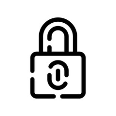 fingerprint line icon