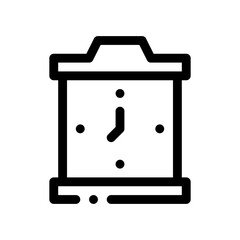 clock line icon