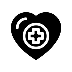 healthcare glyph icon