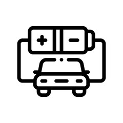 battery line icon