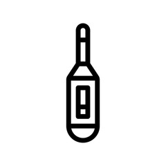 thermometer line icon