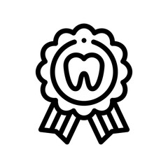 Fototapeta premium badge line icon