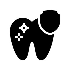 tooth glyph icon