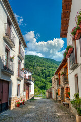 Fototapeta na wymiar Fragen is a town belonging to the municipality of Torla-Ordesa, located in the province of Huesca, the provincial capital, in the Autonomous Community of Aragon, in the region of Sobrarbe. Spain