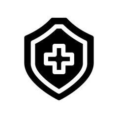 insurance glyph icon