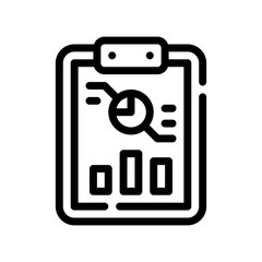 data report line icon