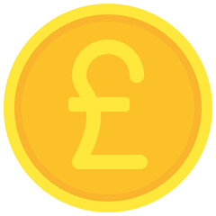 Pound Money Coin Icon