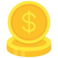 Dollar Money Coins Icon