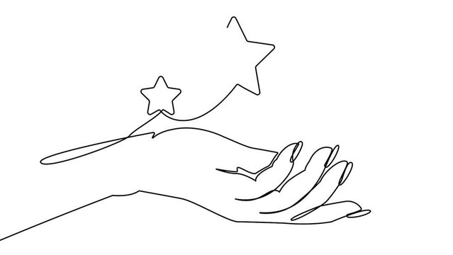 Continuous line style animation