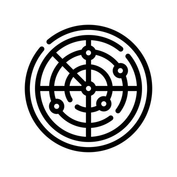 recommend clip art: radar line icon