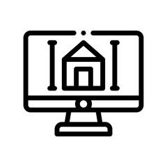 architect line icon