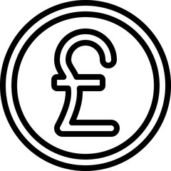 Pound Money Coin Icon