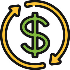 Money Cycle Icon