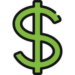 Dollar Sign Symbol Icon