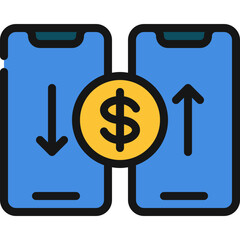 Mobile Money Transfer Icon