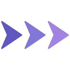 Three Pointy Arrows Icon