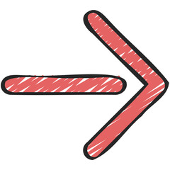 Split Lines Right Arrow Icon