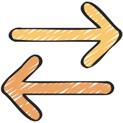 Right And Left Arrows Icon