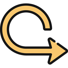 Circle with Right Arrow Icon