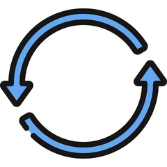 Two Cycle Arrows Icon
