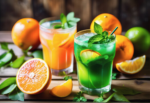  Detox Juice Served in a Crystal-Clear Glass for Healthy Hydration